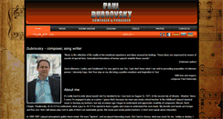 Desktop Screenshot of pauldubrovsky.com